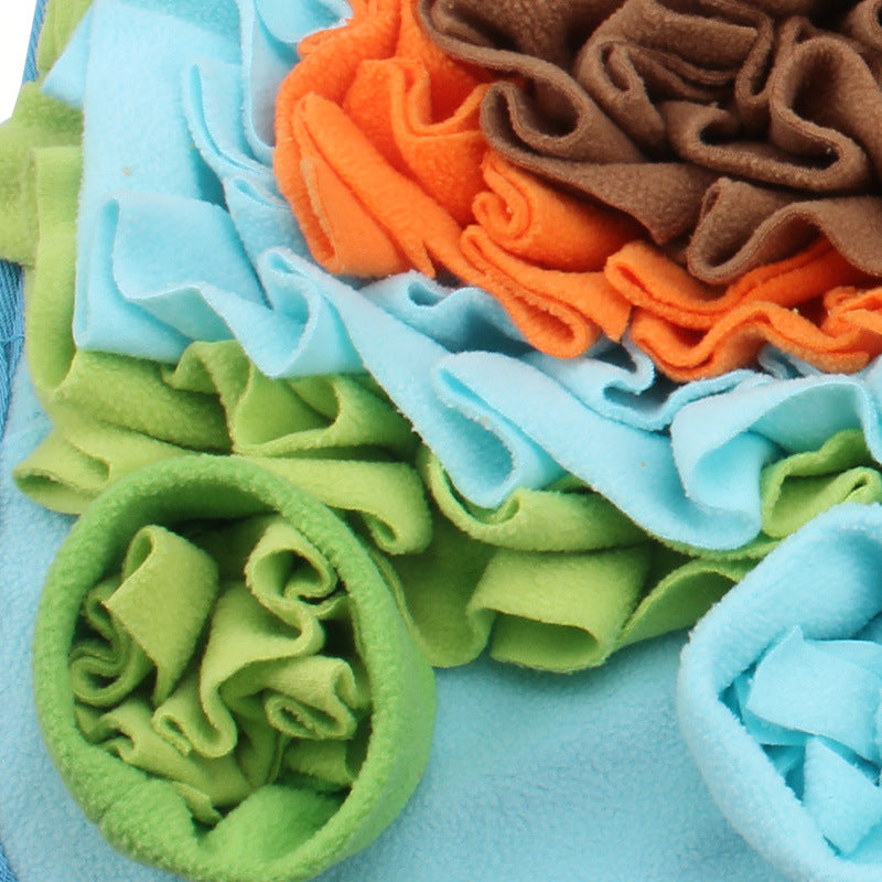 Happy Pups Interactive Snuffle Mat: Fun Brain Games & Feeding