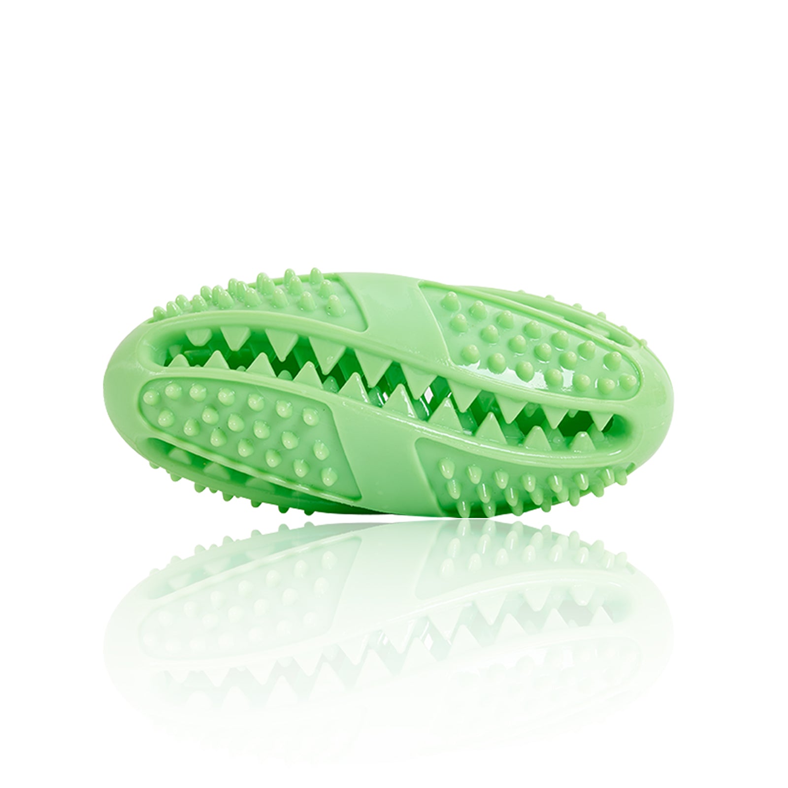 Tough Rubber Football Puzzle: Fun Treat-Hiding Dental Toy