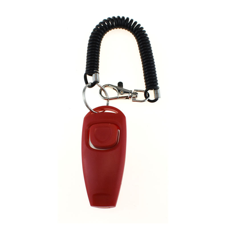 Happy Pup Training Tool: Handy Clicker & Whistle Combo