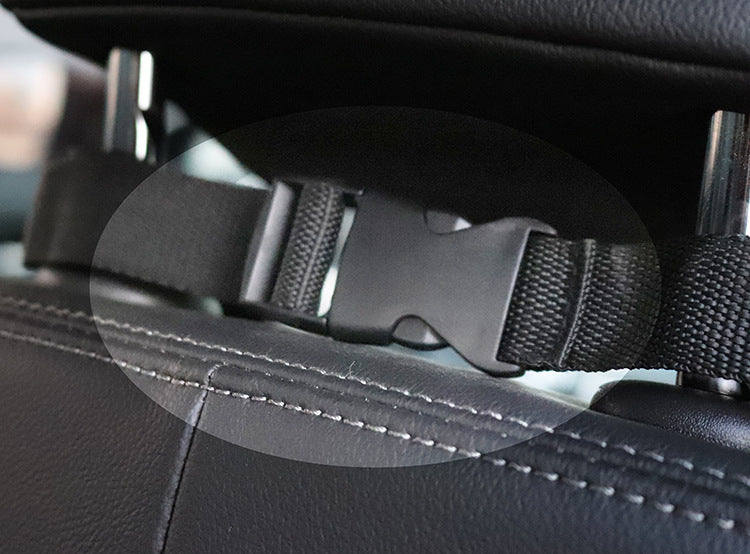 Stress-Free Pet Car Seat Cover: Waterproof Safety & Mesh View