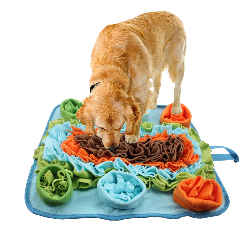 Happy Pups Interactive Snuffle Mat: Fun Brain Games & Feeding