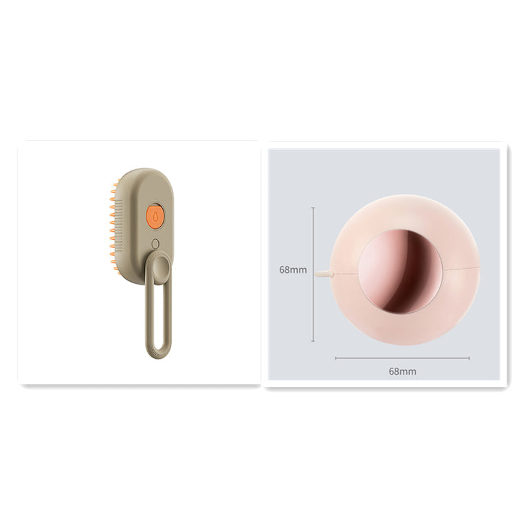 Steamy Pet Grooming Brush – Massage, Clean & Remove Fur
