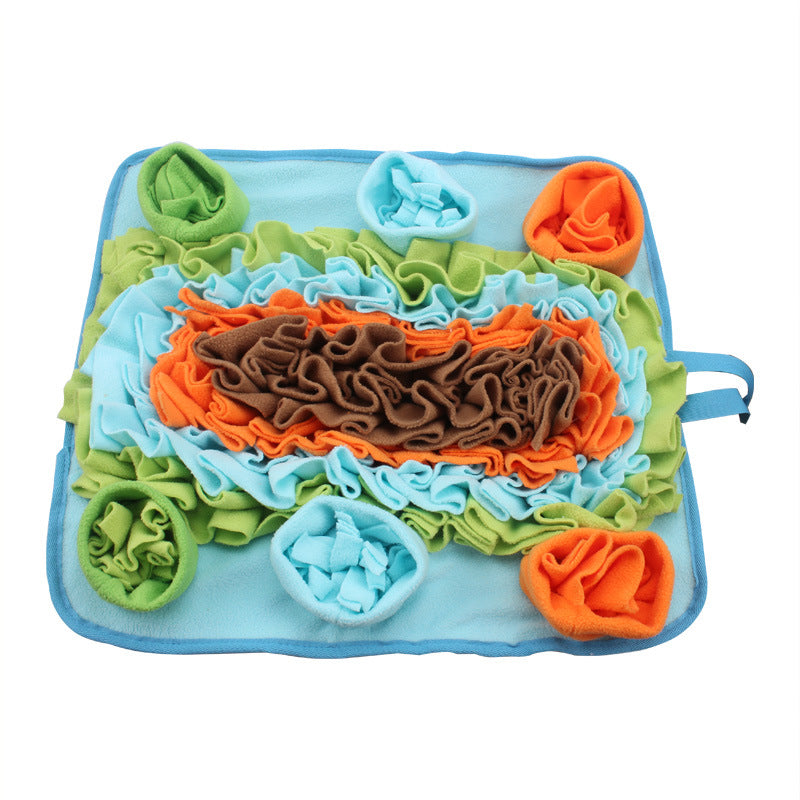 Happy Pups Interactive Snuffle Mat: Fun Brain Games & Feeding