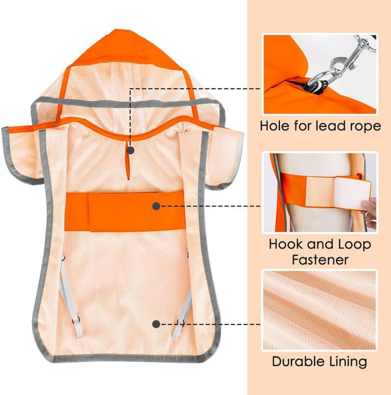 Stay-Dry Dog Rain Jacket: Cozy Protection for Rainy Walks
