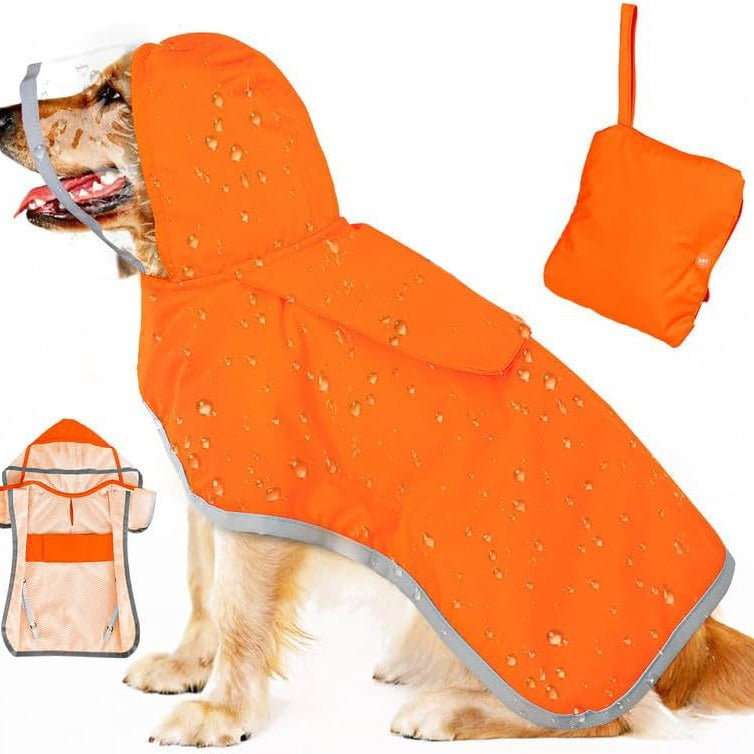 Stay-Dry Dog Rain Jacket: Cozy Protection for Rainy Walks