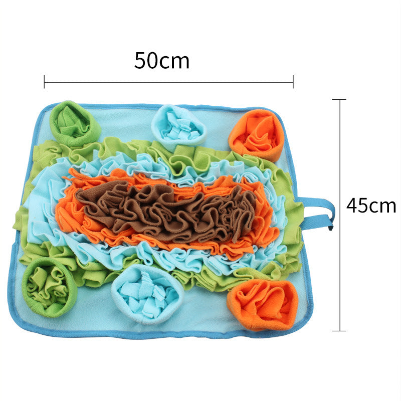 Happy Pups Interactive Snuffle Mat: Fun Brain Games & Feeding