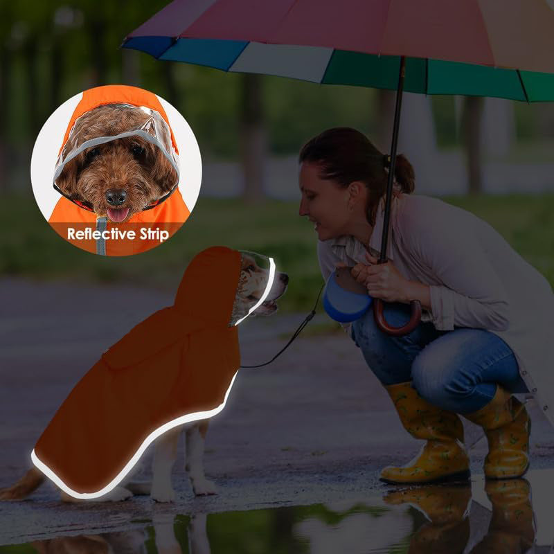 Stay-Dry Dog Rain Jacket: Cozy Protection for Rainy Walks