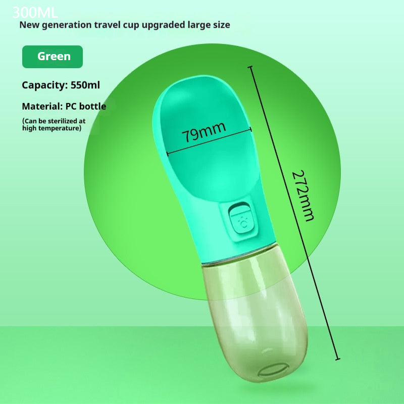 Portable Dog Water Bottle for Hydrated Adventures