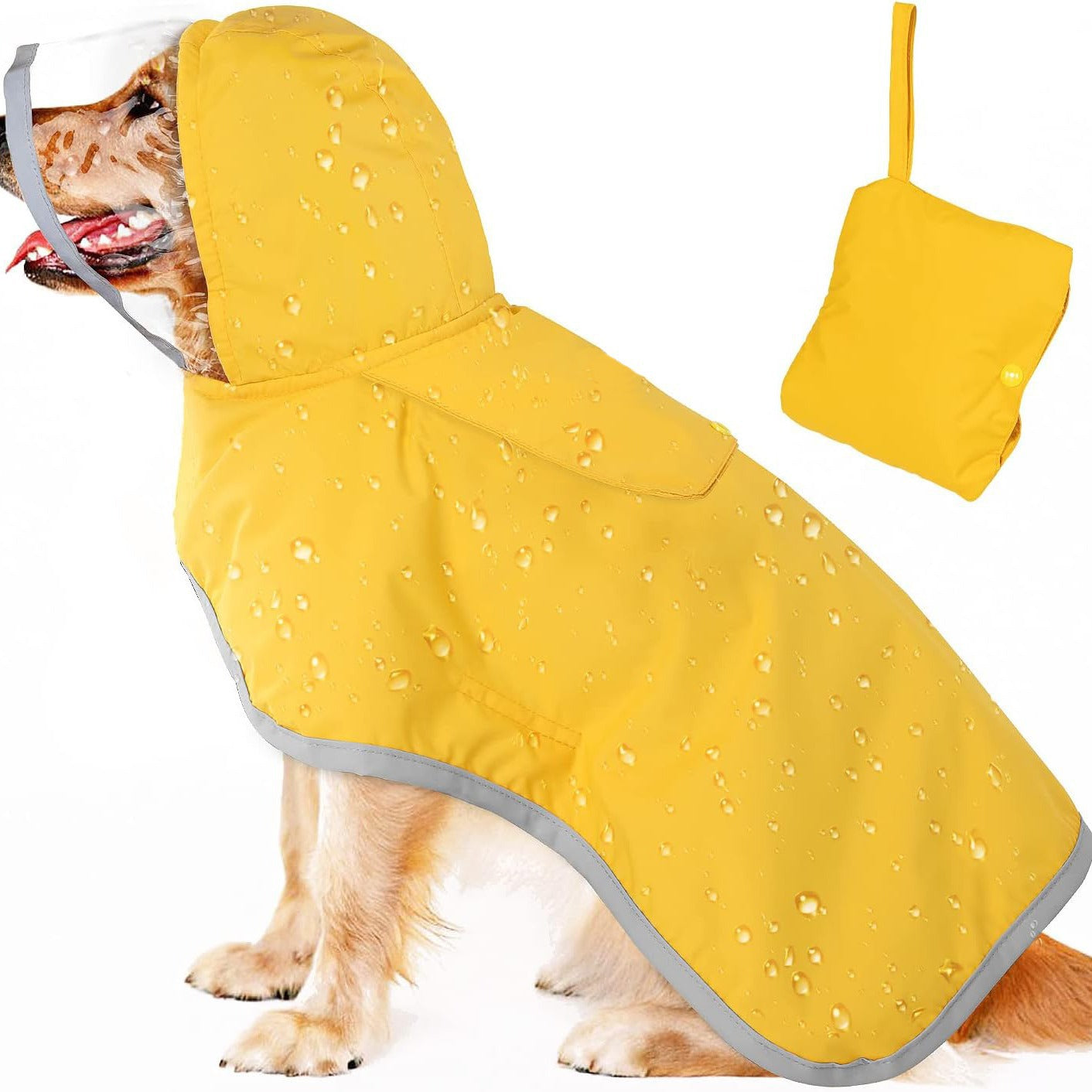 Stay-Dry Dog Rain Jacket: Cozy Protection for Rainy Walks