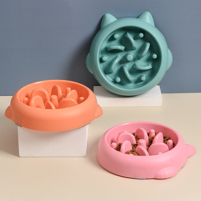 Gentle Slow Feeder Dish for Happy Digestion